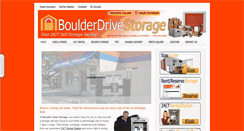 Desktop Screenshot of boulderdrivestorage.com