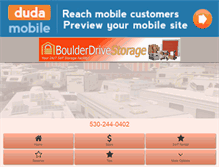 Tablet Screenshot of boulderdrivestorage.com